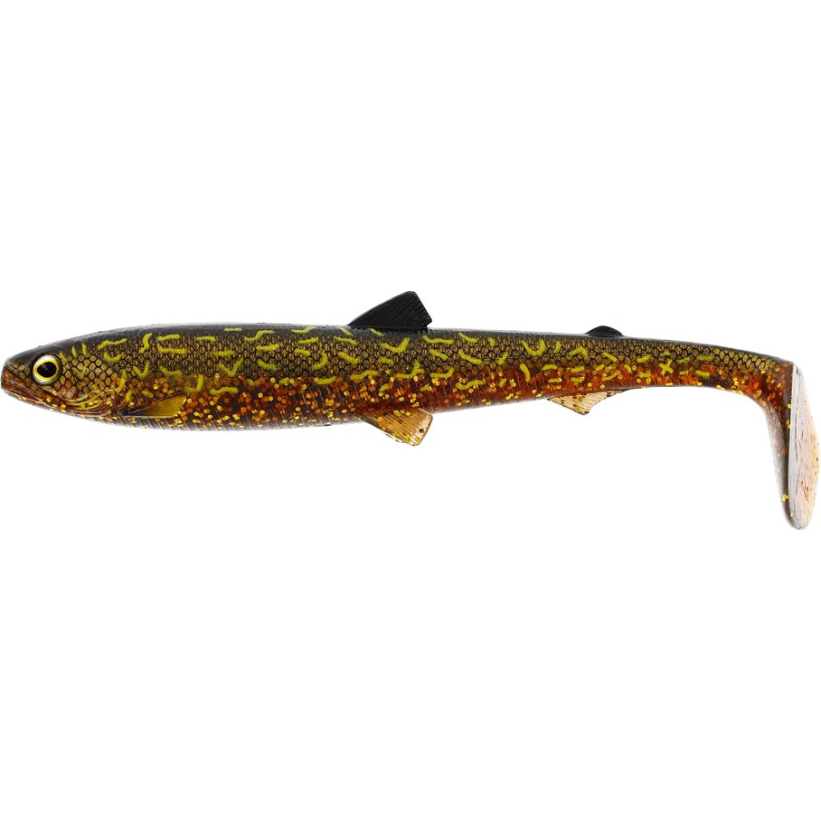 Bullteez 24 cm 107 g Gummibete MOTOROIL PIKE / EN STL