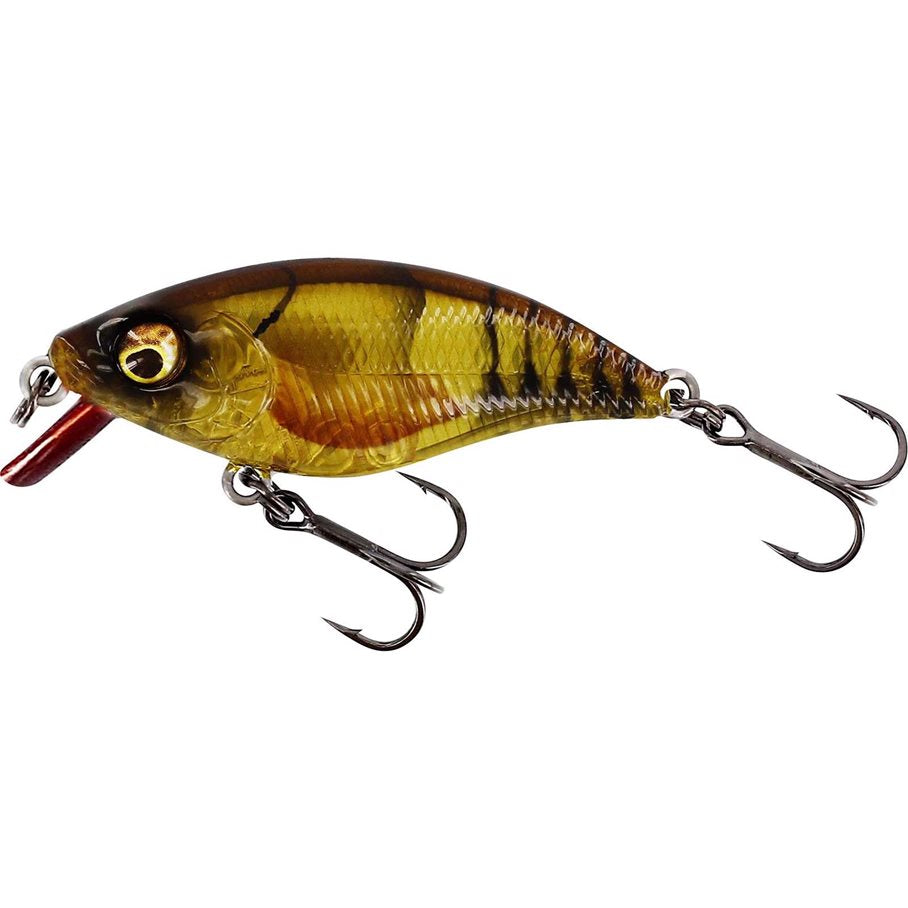 Buzzbite SR Crankbait 5 cm 6 g Low Floating Wobbler CLEAR BROWN CRAW / EN STL