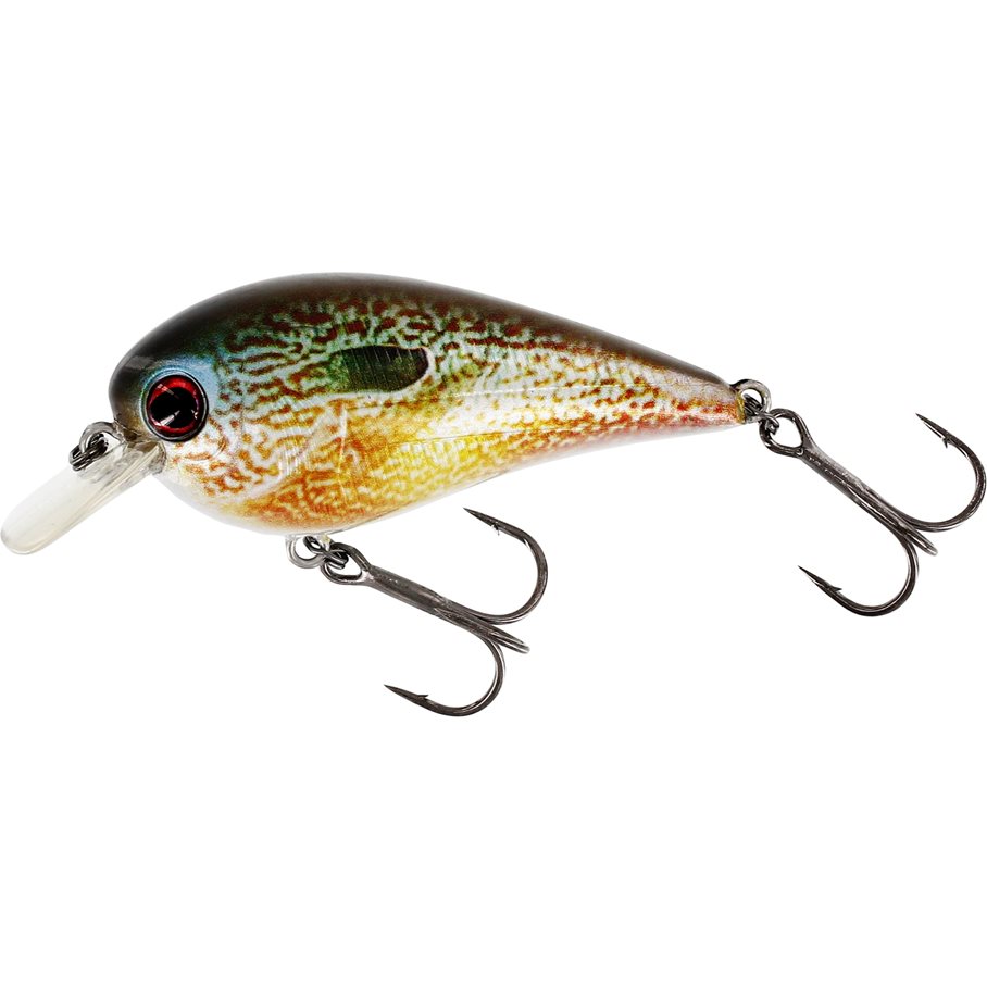 BassBite 1.5 Squarebill Wobbler REAL PUMPKINSEED / 6 CM / 13 GRAM FLYTANDE