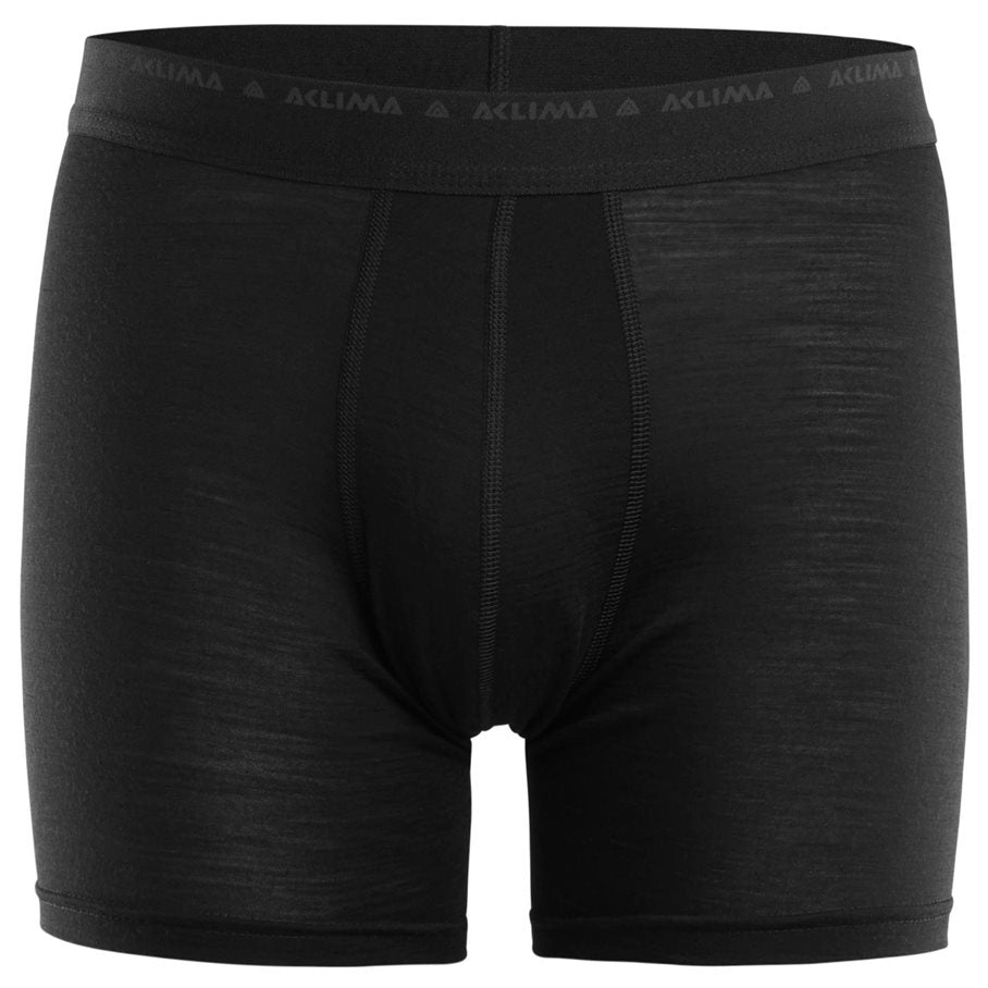 LightWool 140 Boxer Shorts Men JET BLACK / S