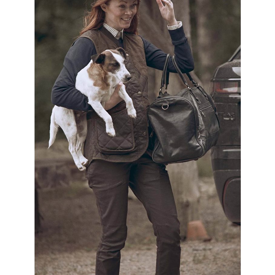 Vintage Byxor Dam BRUN / 42