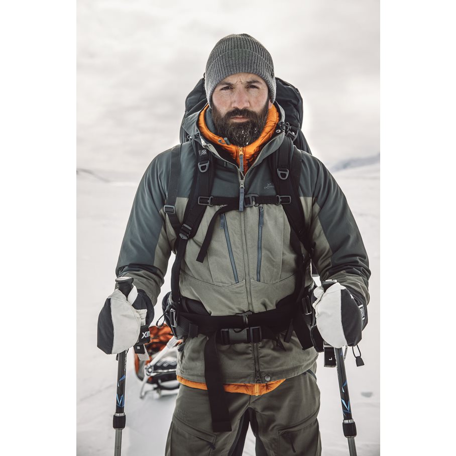 Makke Pro Mens Jacket FOREST GREEN/CHARCOAL / L