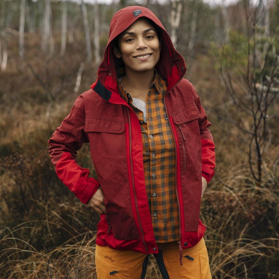 Authentic Womens Jacket RED/DARK RED / L