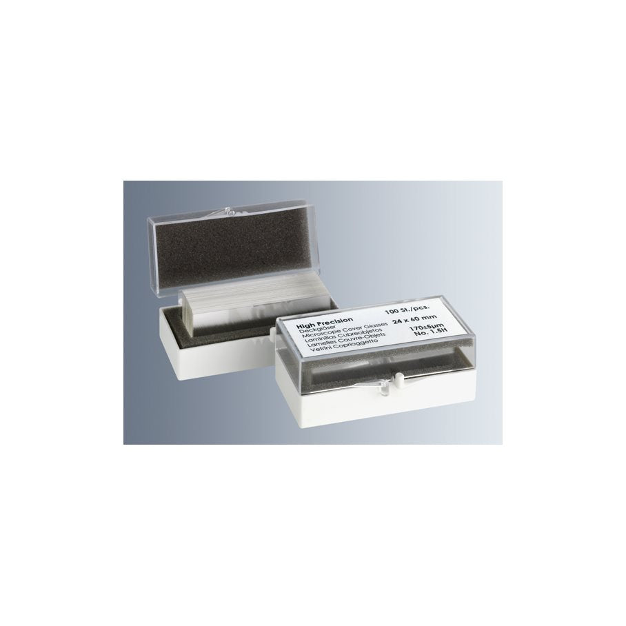 Täckglas, precision +/- 0,5 um, tjocklek 1,5H STORLEK 22X22 MM & ANTAL 2000 ST