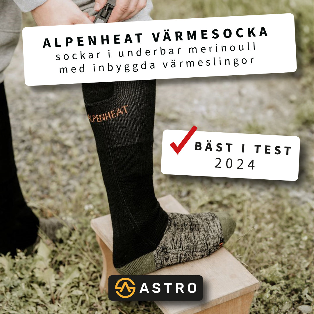 Värmesockar Ull Med Li-ion Batteri EUR 42-45