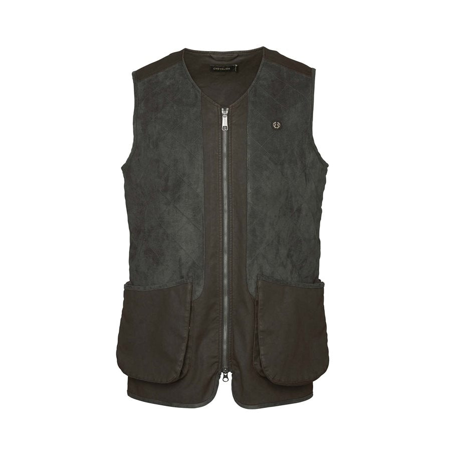 Vintage Dogsport Vest Men LEATHER BROWN / L