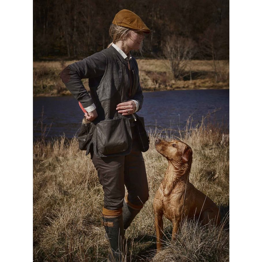 Vintage Dogsport Vest Women LEATHER BROWN / 40W