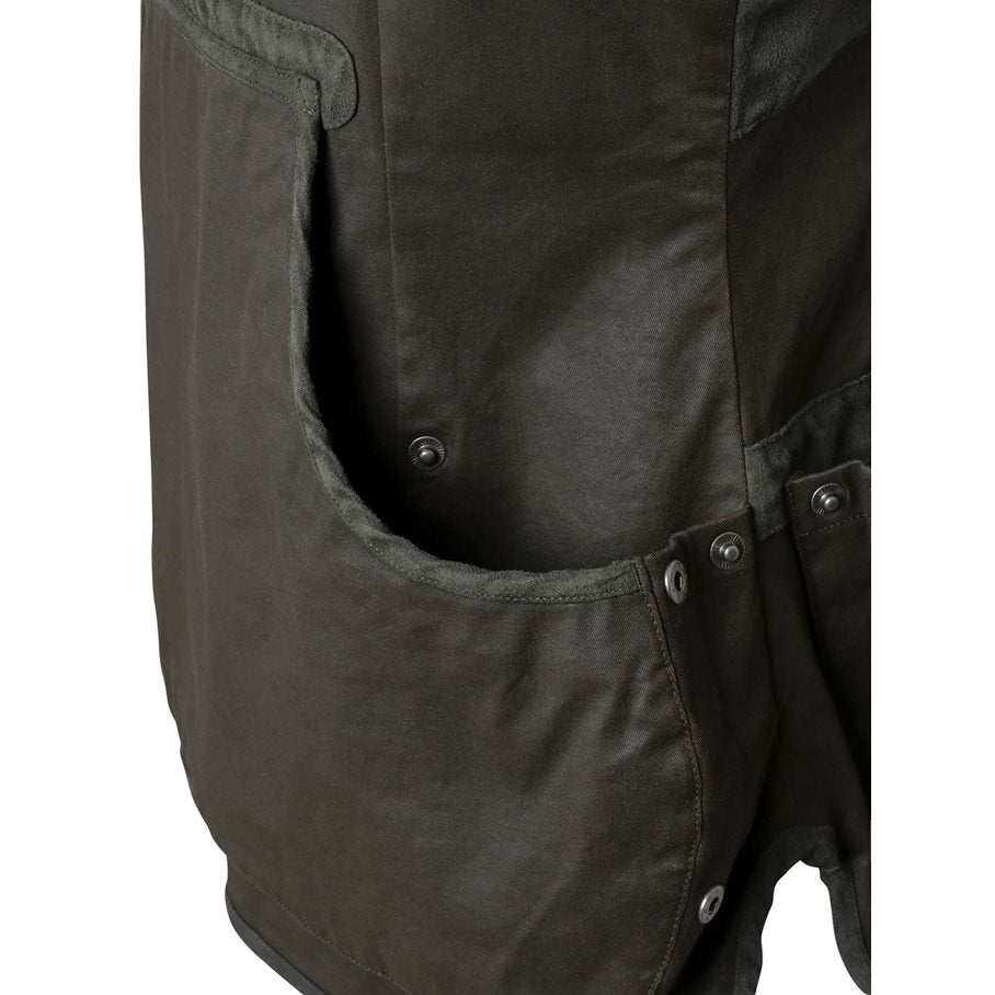 Vintage Dogsport Vest Women LEATHER BROWN / 40W