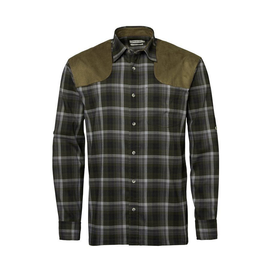 Chill Coolmax Skjorta Herr, Grönrutig FERN GREEN CHECKED / L