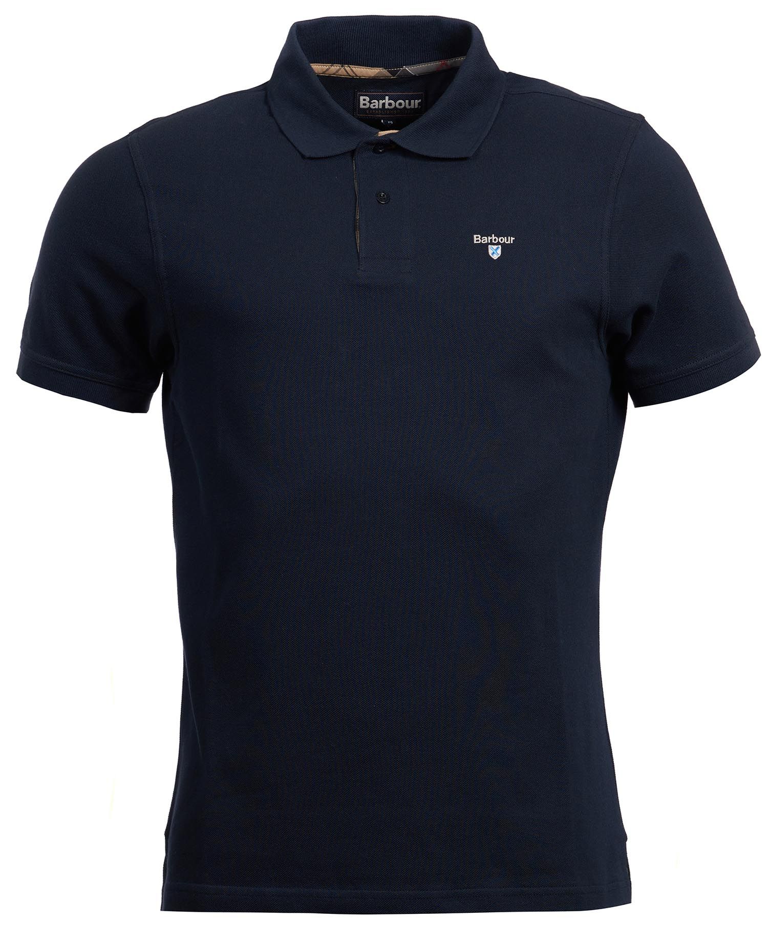 Tartan Pique Polo Men NEW NAVY / M