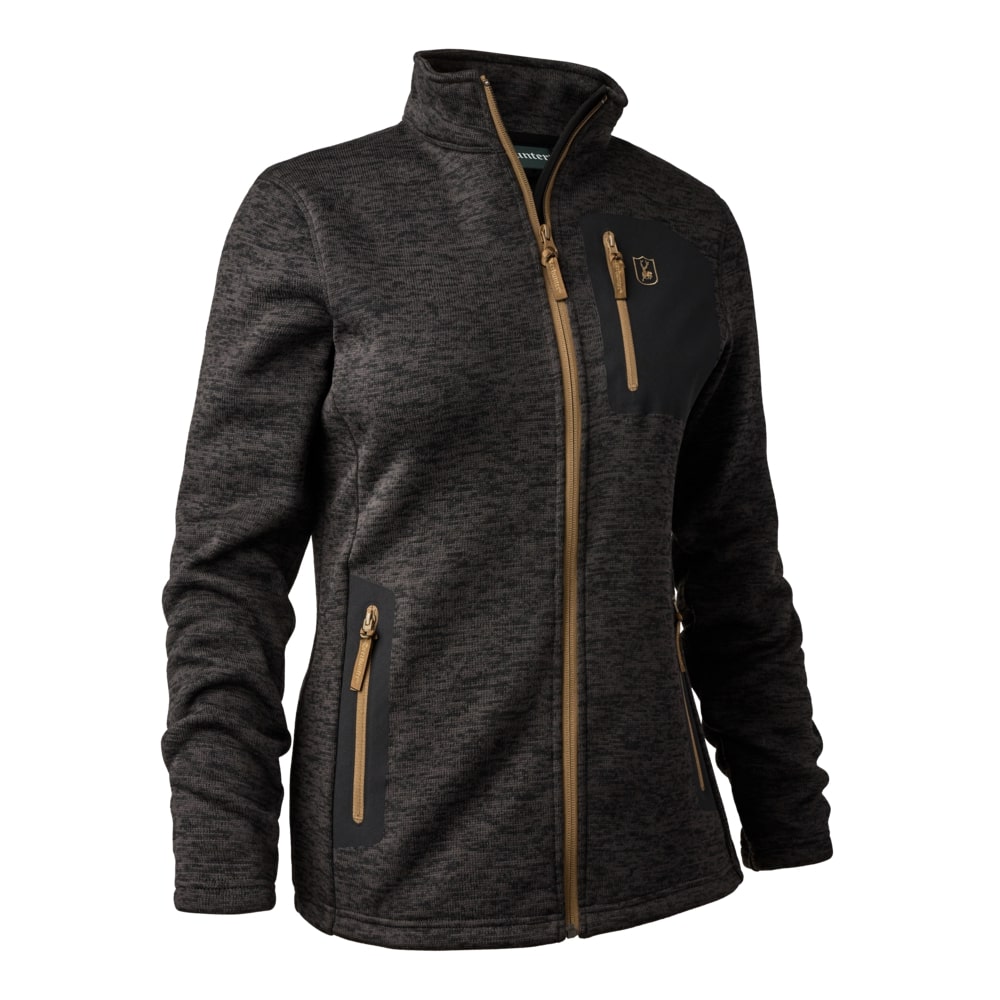 Lady Sarek Knitted Jacket DARK GREY MELANGE / 42