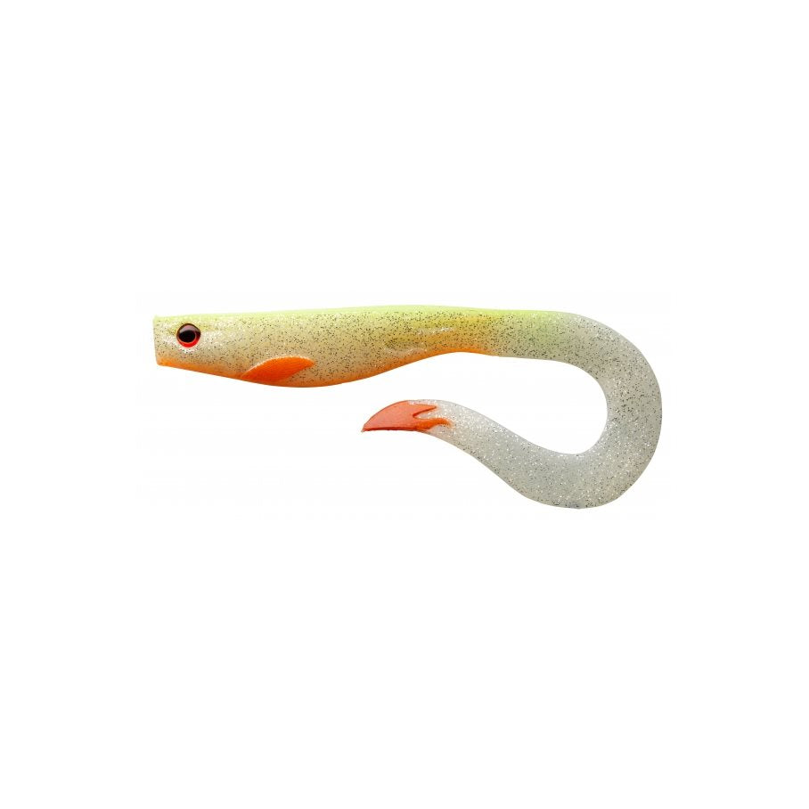 Dexter Eel YELLOW BACK GLITTER / 210 MM