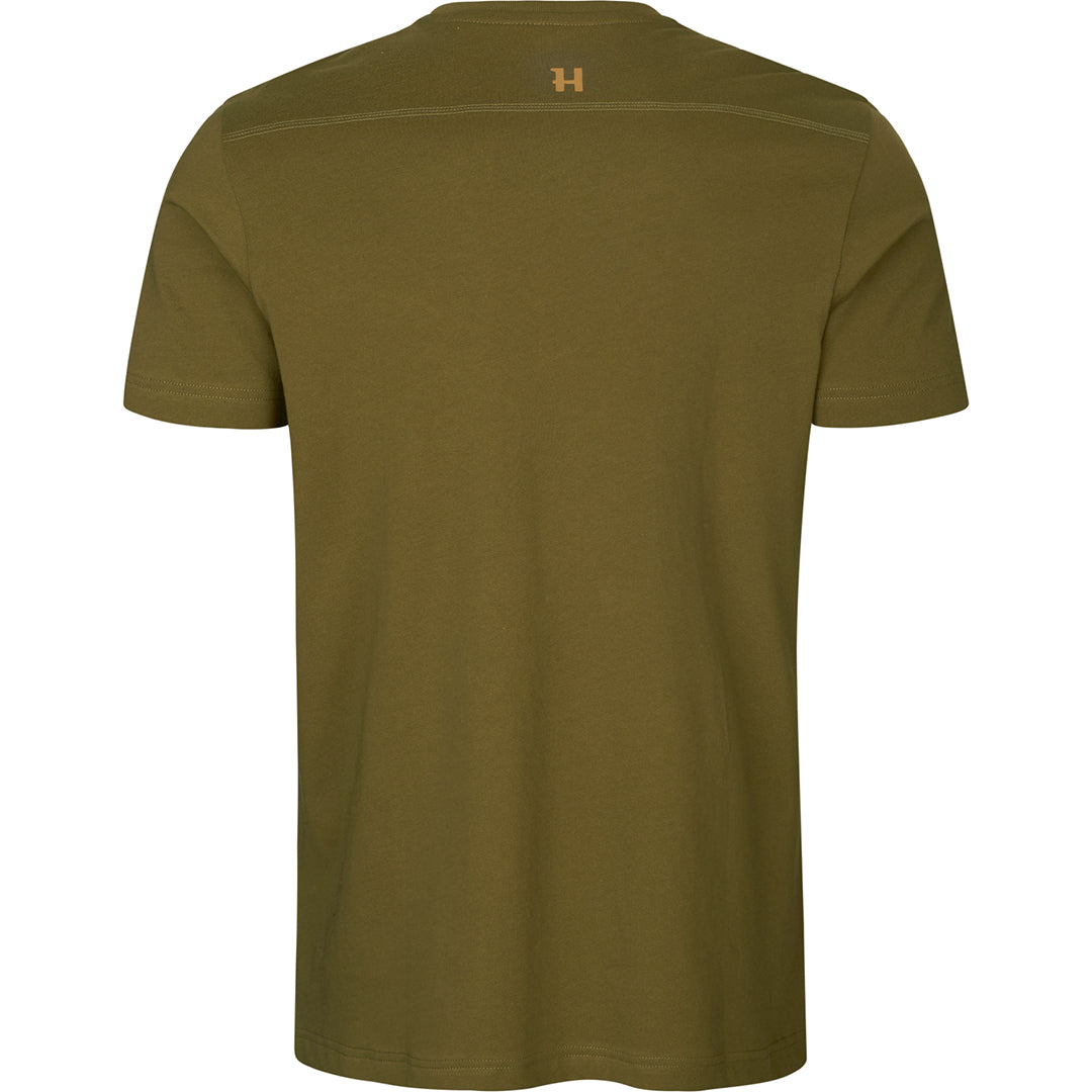 Logo t-shirt 2-pack ANTIQUE SAND/DARK OLIVE / M