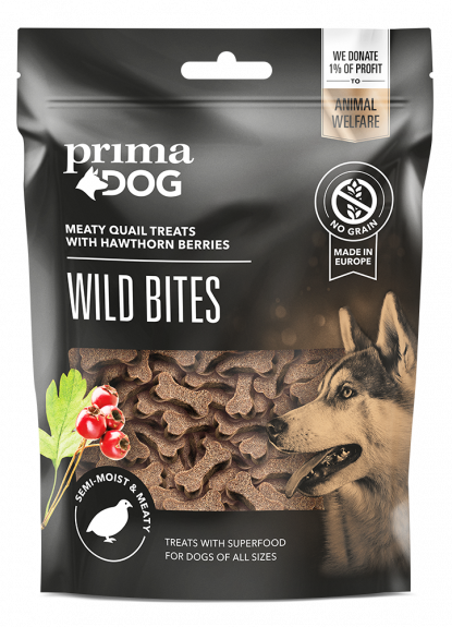 Wild Bites 4 olika smaker 100gr eller 150gr SORT VAKTEL & MÄNGD 150 G