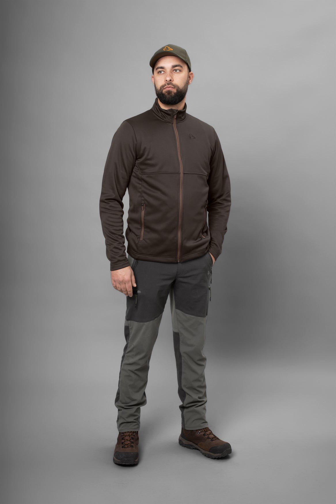 Elliot Fleece DARK BROWN / M