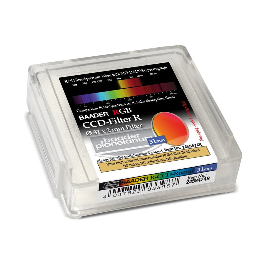 RGB Filter RÖTT / 31 MM OMONTERAT