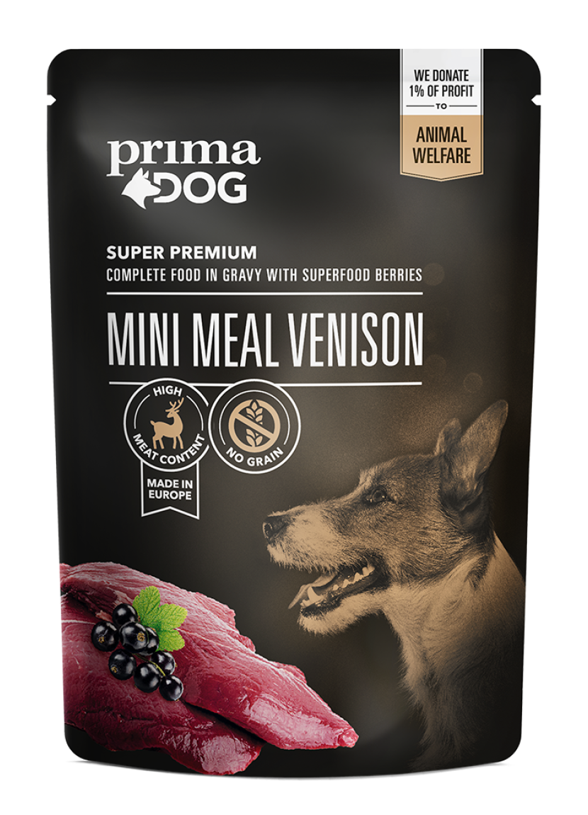 Mini Meal 85 gr olika smaker SORT HJORT & MÄNGD 85 G