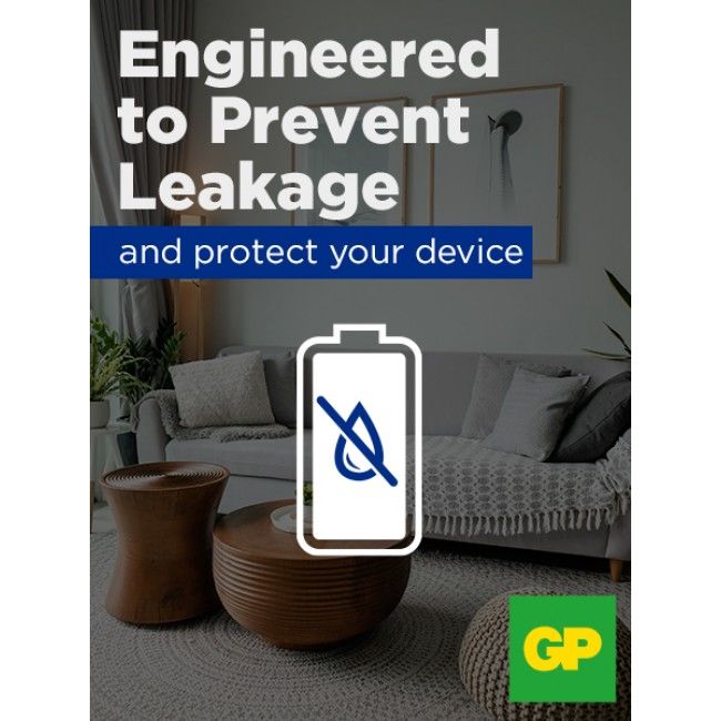 Ultra Plus Alkaline AA-batteri, 15AUP/LR6, 4-pack GUL/VIT / EN STL