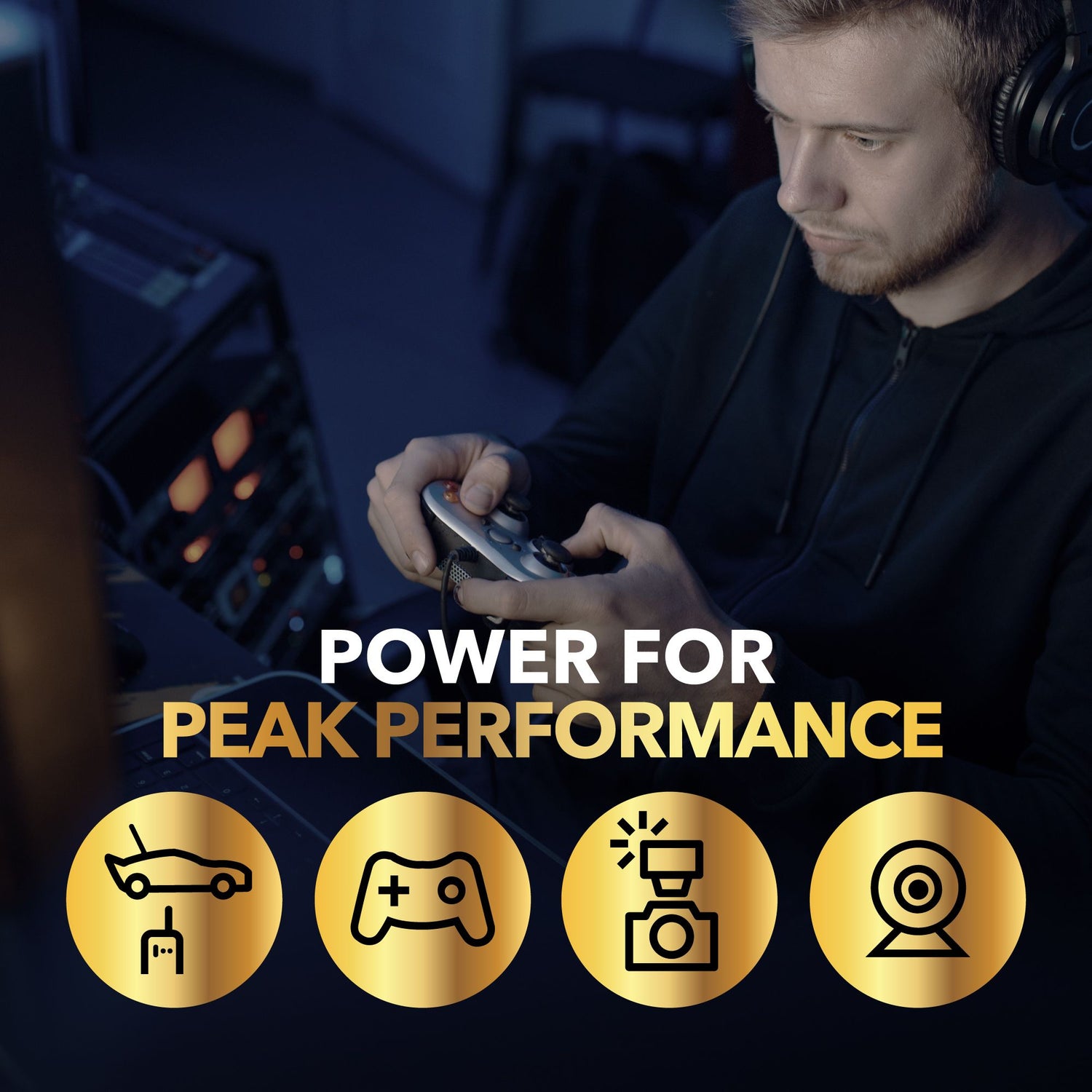 AAA-litiumbatteri 1.5V, 24LF-2U4, 4-pack SVART / EN STL