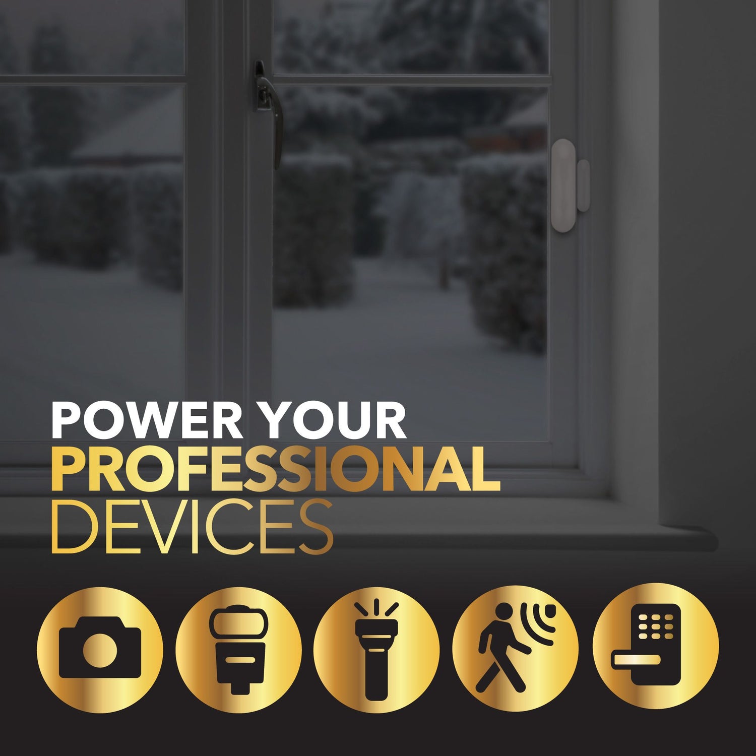 Pro Lithiumbatteri, CR2 (1CR2/DLCR2), 1-pack SVART / EN STL