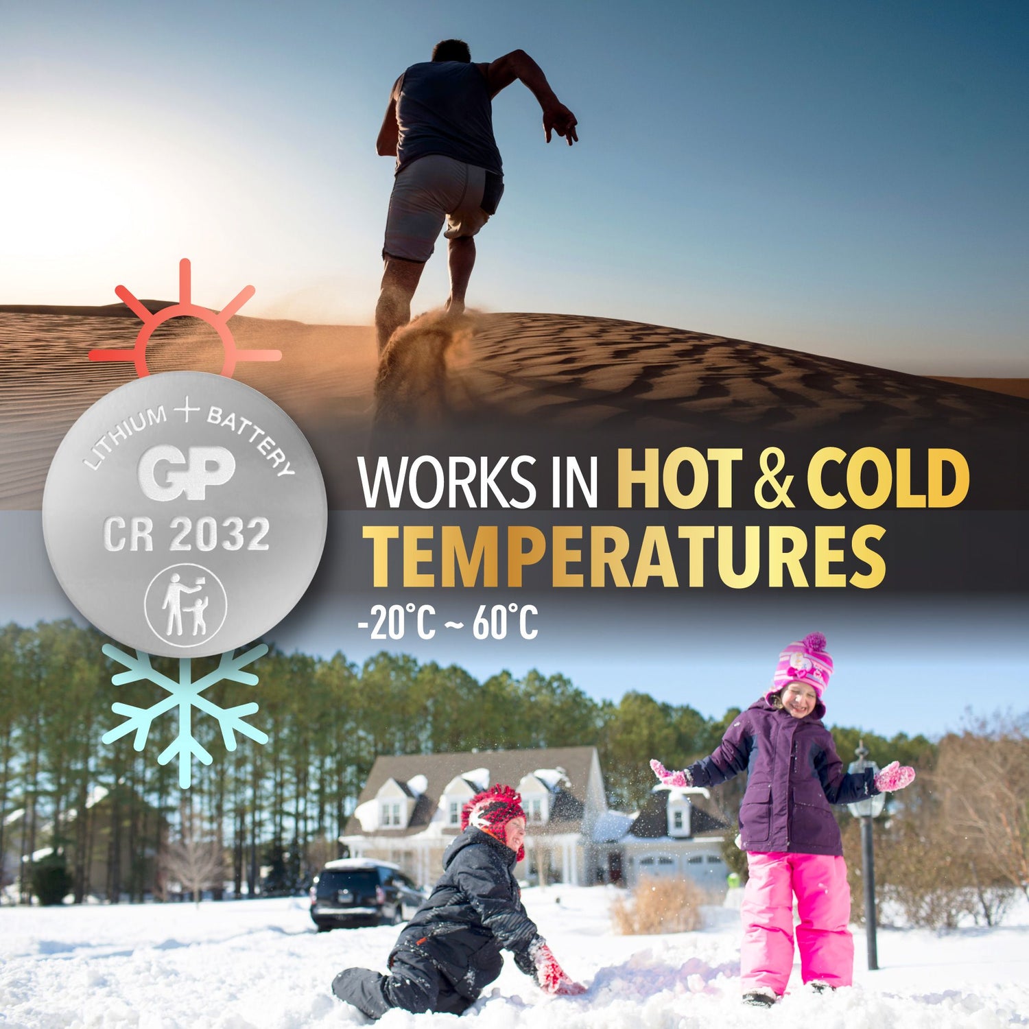 Knappcell Lithium, CR2032 SILVER / 1 ST