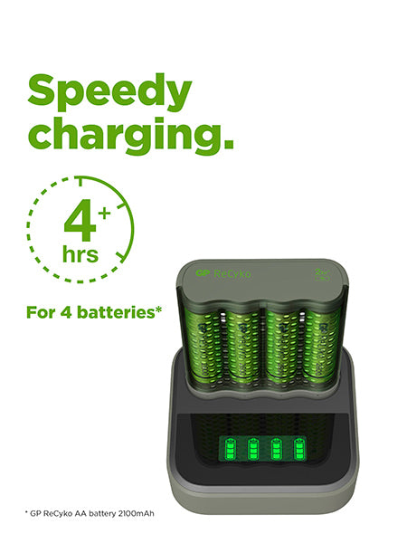 ReCyko 2st Speed-batteriladdare M4D85/270HCE-2WBB M451 GRÅ / EN STL