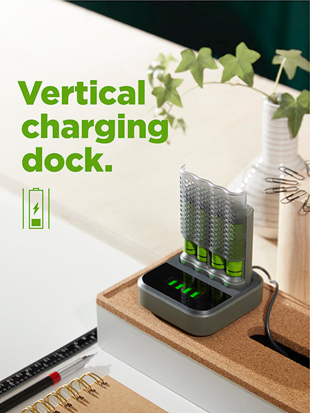 ReCyko 2st Speed-batteriladdare M4D85/270HCE-2WBB M451 GRÅ / EN STL