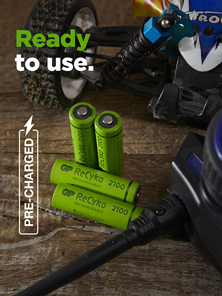 ReCyko AAA-batteri, 950mAh, 4-pack GRÖN / EN STL