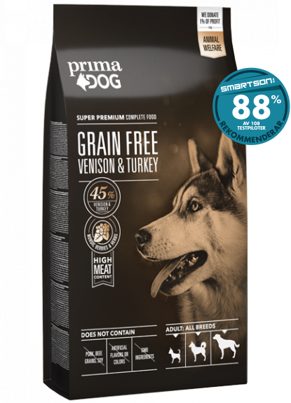 Dog Adult All Breed Grainfree Lax och Potatis 1,5kg eller 10 kg SMAK FR. HJORT OCH KALKON & MÄNGD 1,5 KG