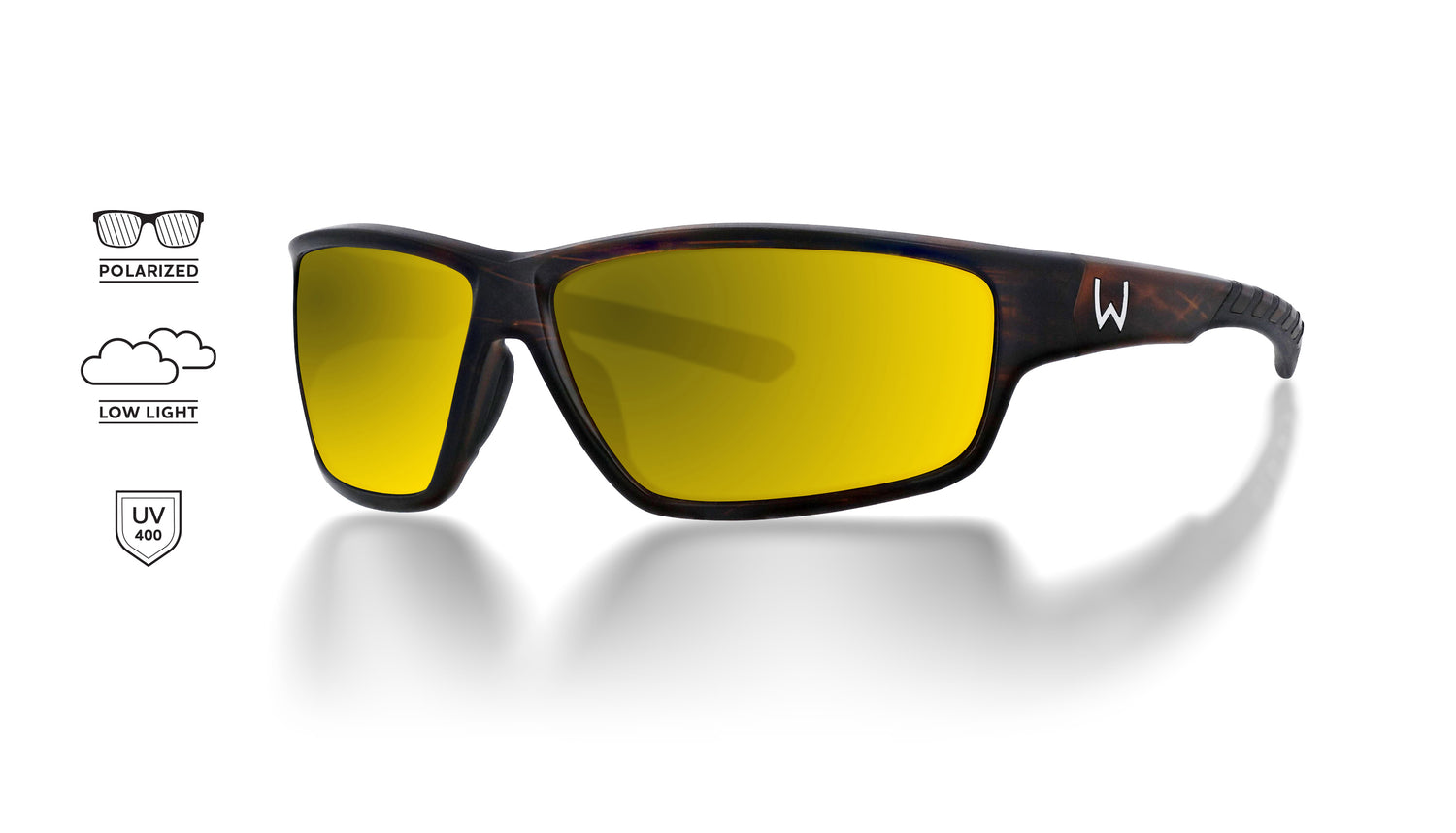 W6 Sport Solglasögon LB BROWN LM YELLOW AR GREEN / EN STL