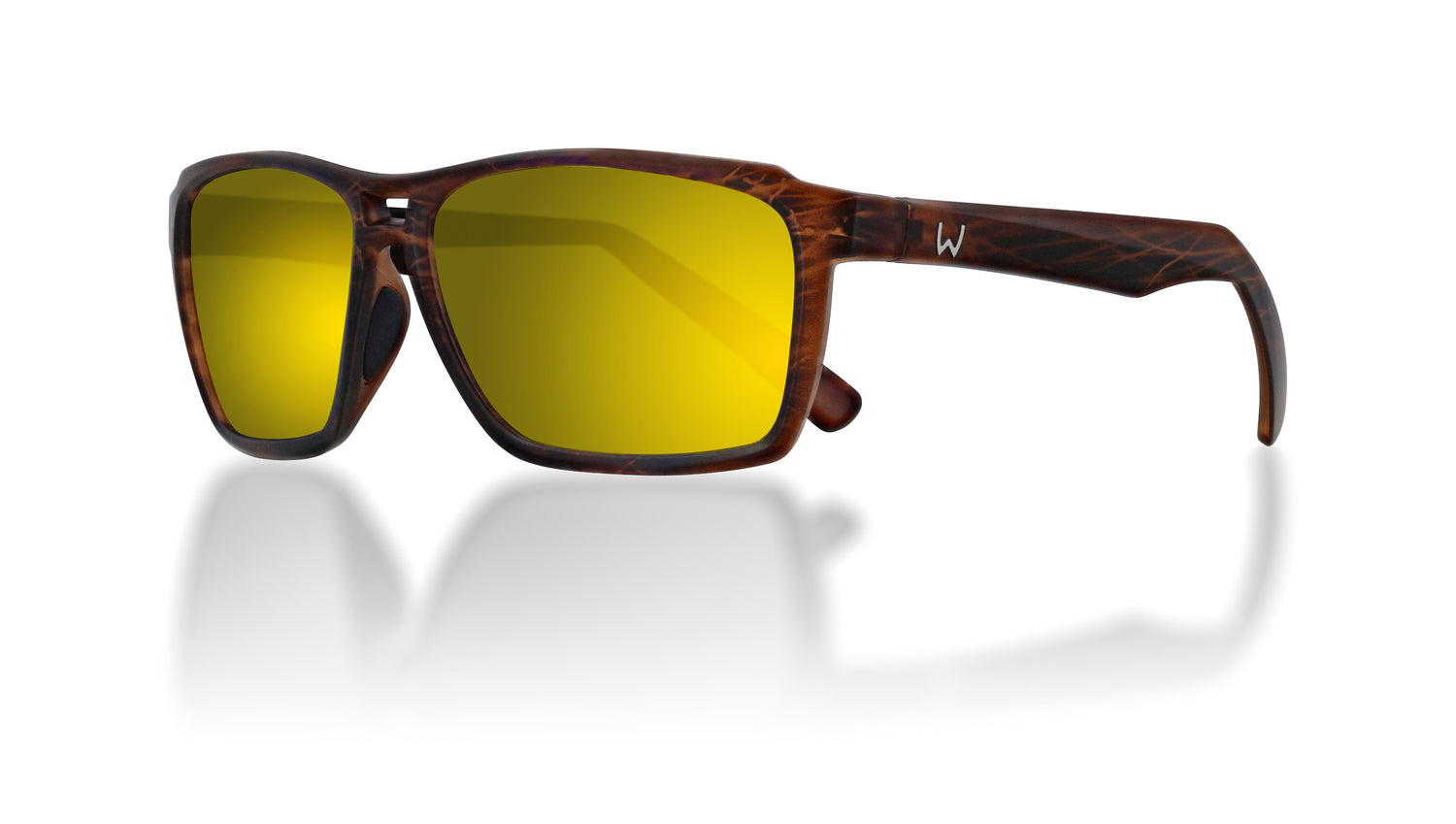 W6 Street Solglasögon LB BROWN LM YELLOW AR GREEN / EN STL