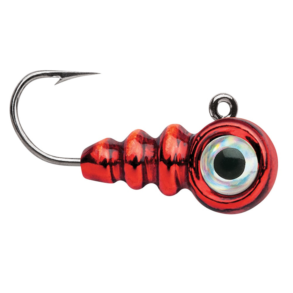Tungsten Larv Eye Jig GLOW METALLIC RED / 1,8 G