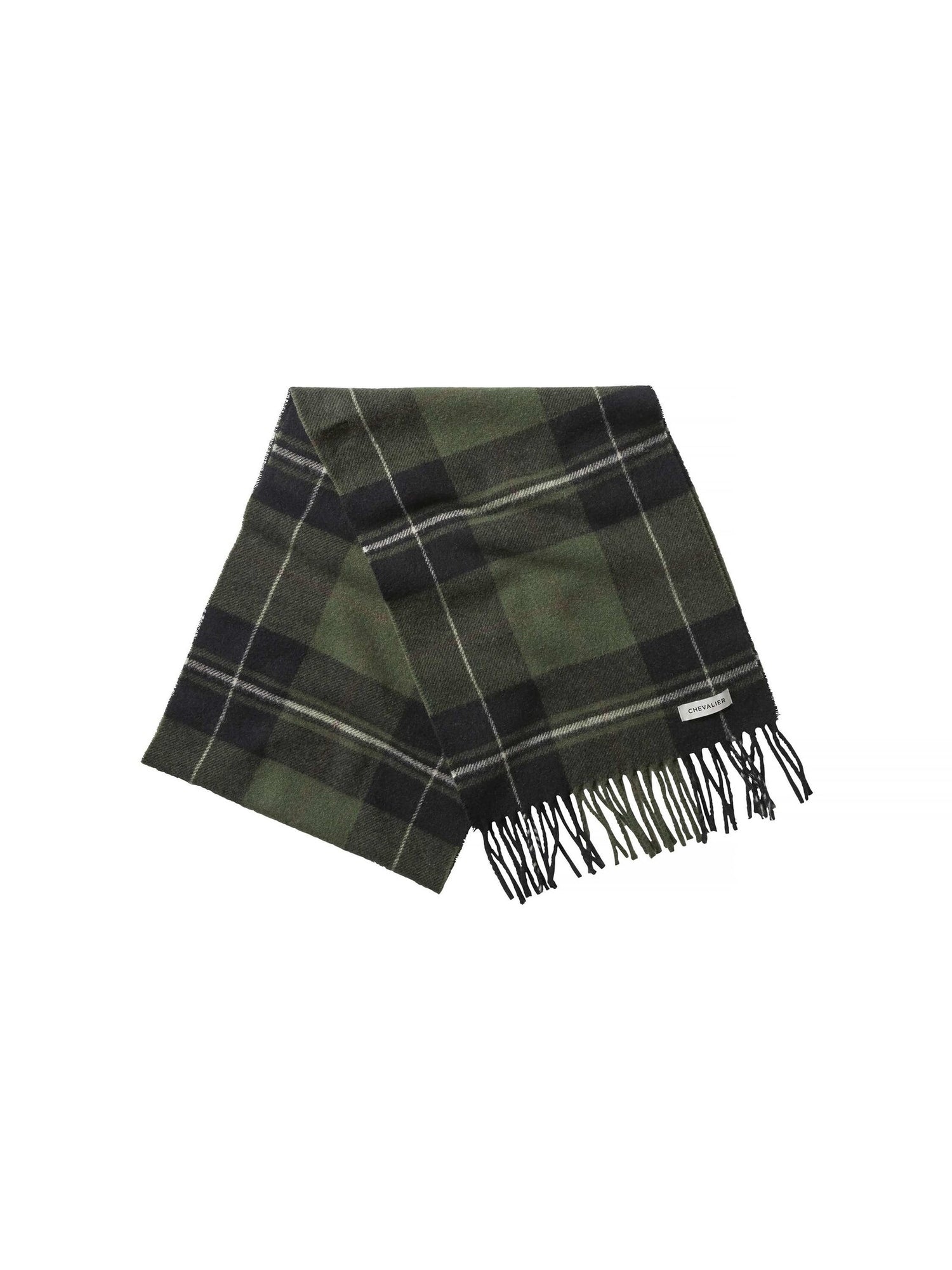 PENDLEY WOOL SCARF MÖRKGRÖN / ONE SIZE