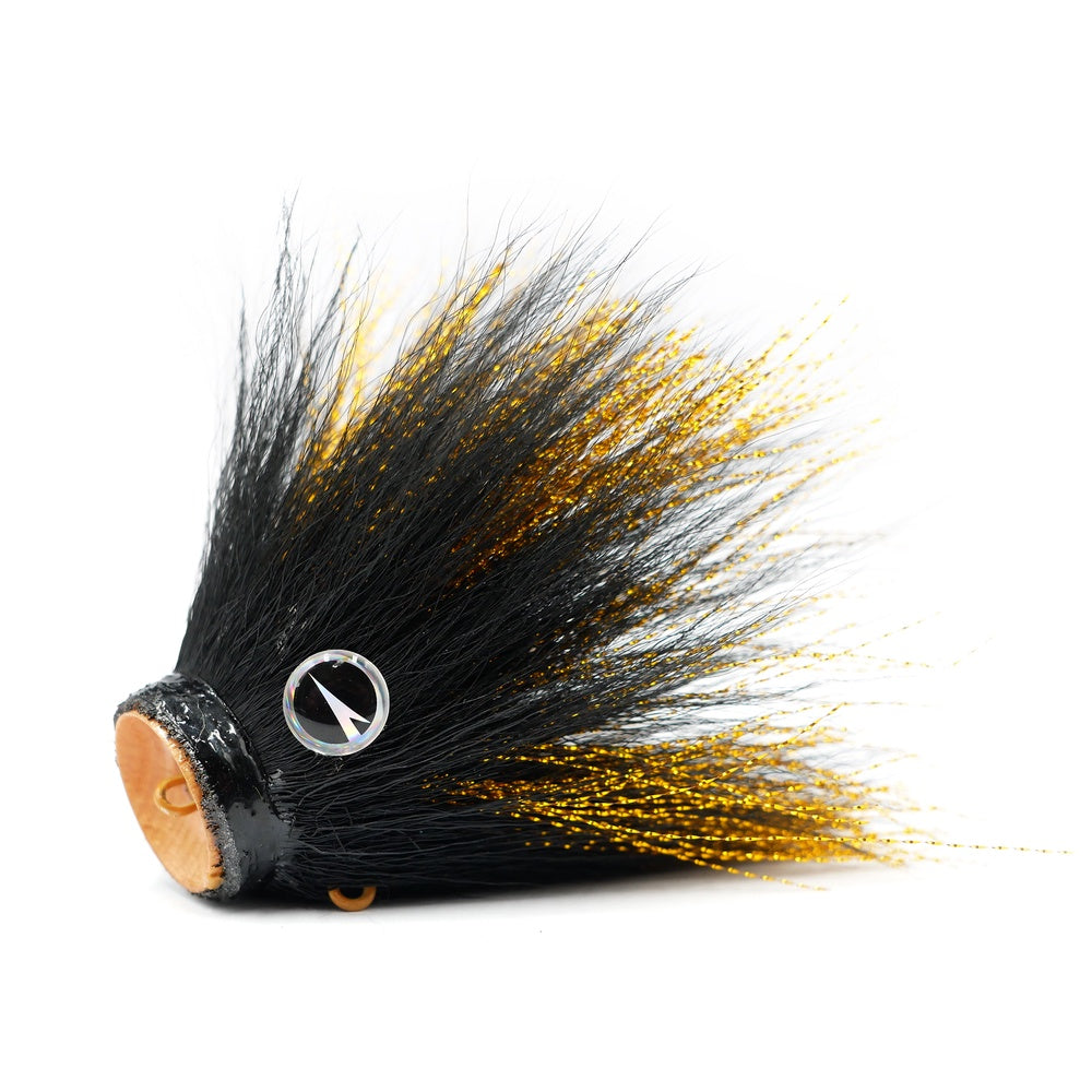 Mustache Rig Shallow BLACK WIDOW / 22 G