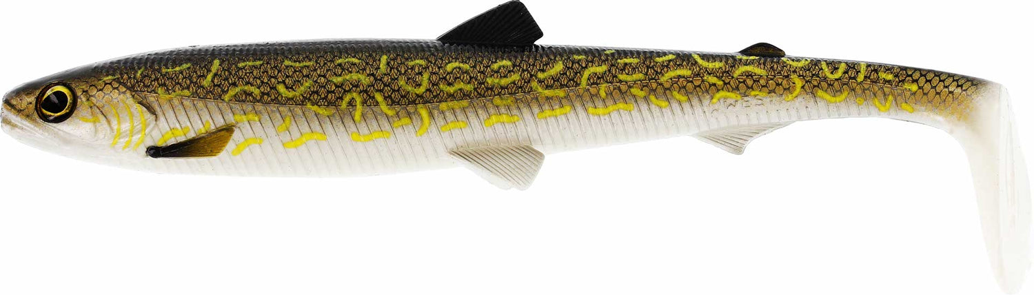 BullTeez ShadTail 30cm 240gram NATURAL PIKE / 30 CM