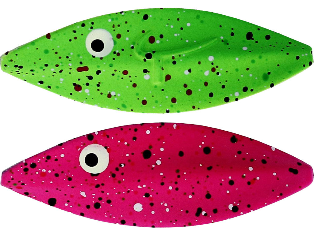 Twister Skeddrag PINK GREEN SPLAT / 5,1 CM OCH 7,5 GRAM