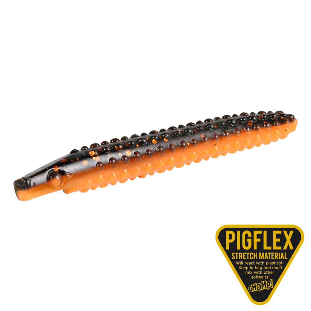 Pig Pickle 8 cm 3,1 gram 4 stycken BLACK PUMPKIN / 8 CM