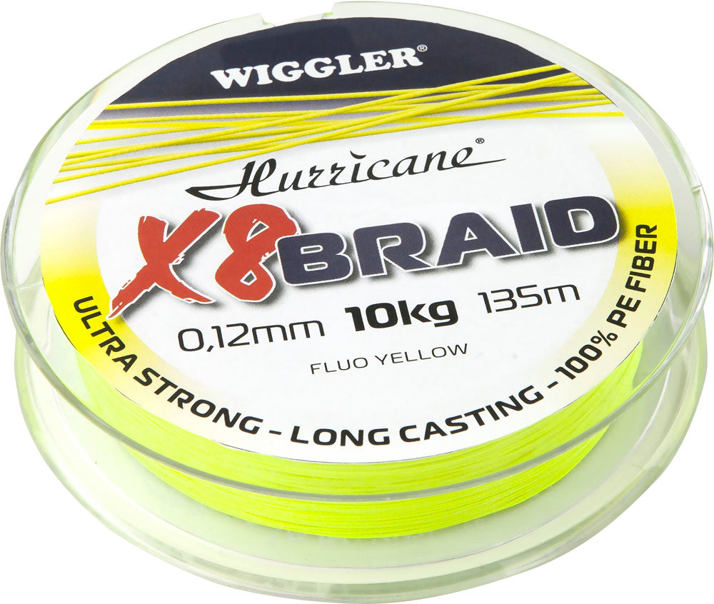 X8 Braid 135 m Flätlina YELLOW / 0,14 MM