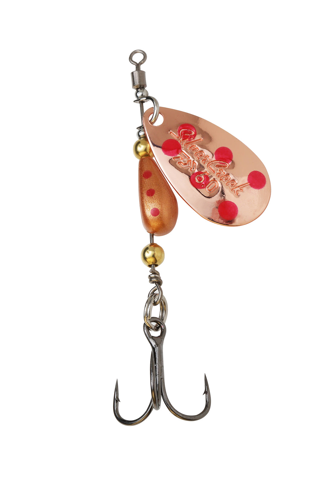 Silver Creek Spinner COPPER DOTS / 9 GRAM & KROK #3