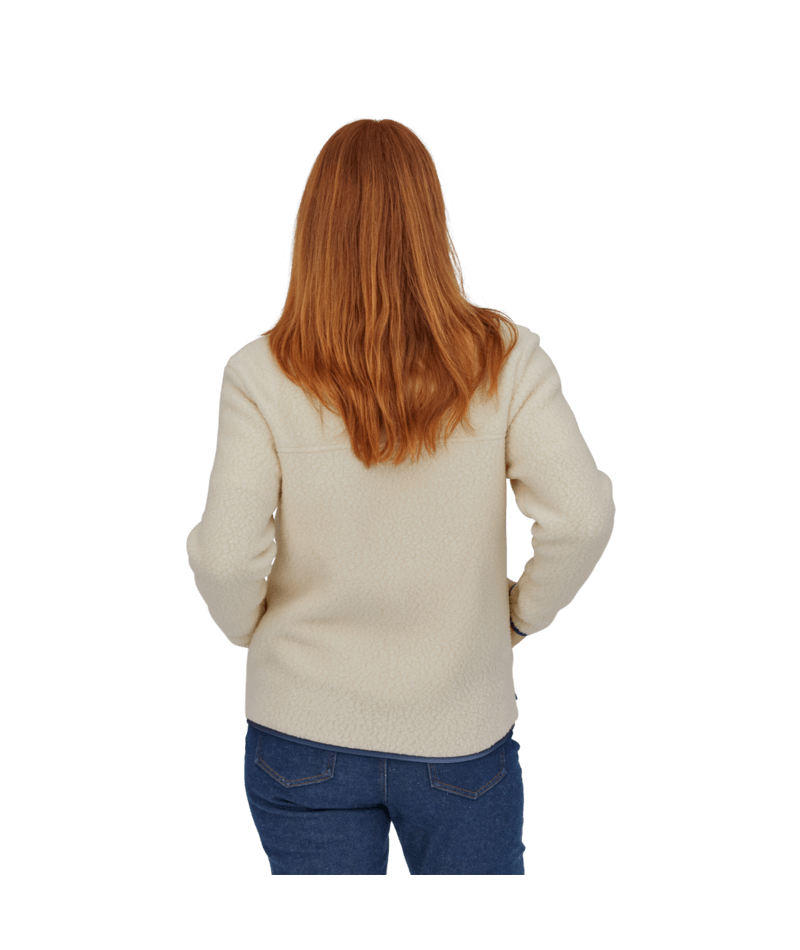 Women's Retro Pile Fleece Jacket NATURAL / XL