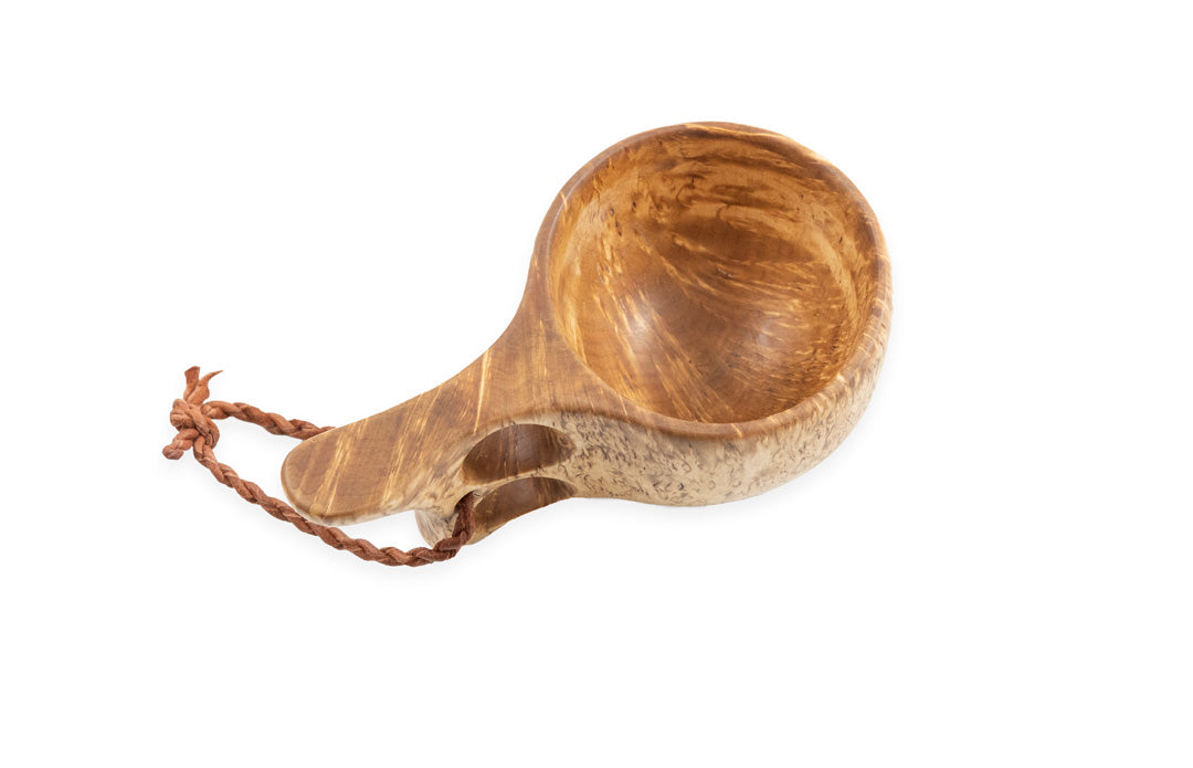 Kåsa i masurbjörk med Tvåfingerhandtag ca 1,4 dl ONE SIZE