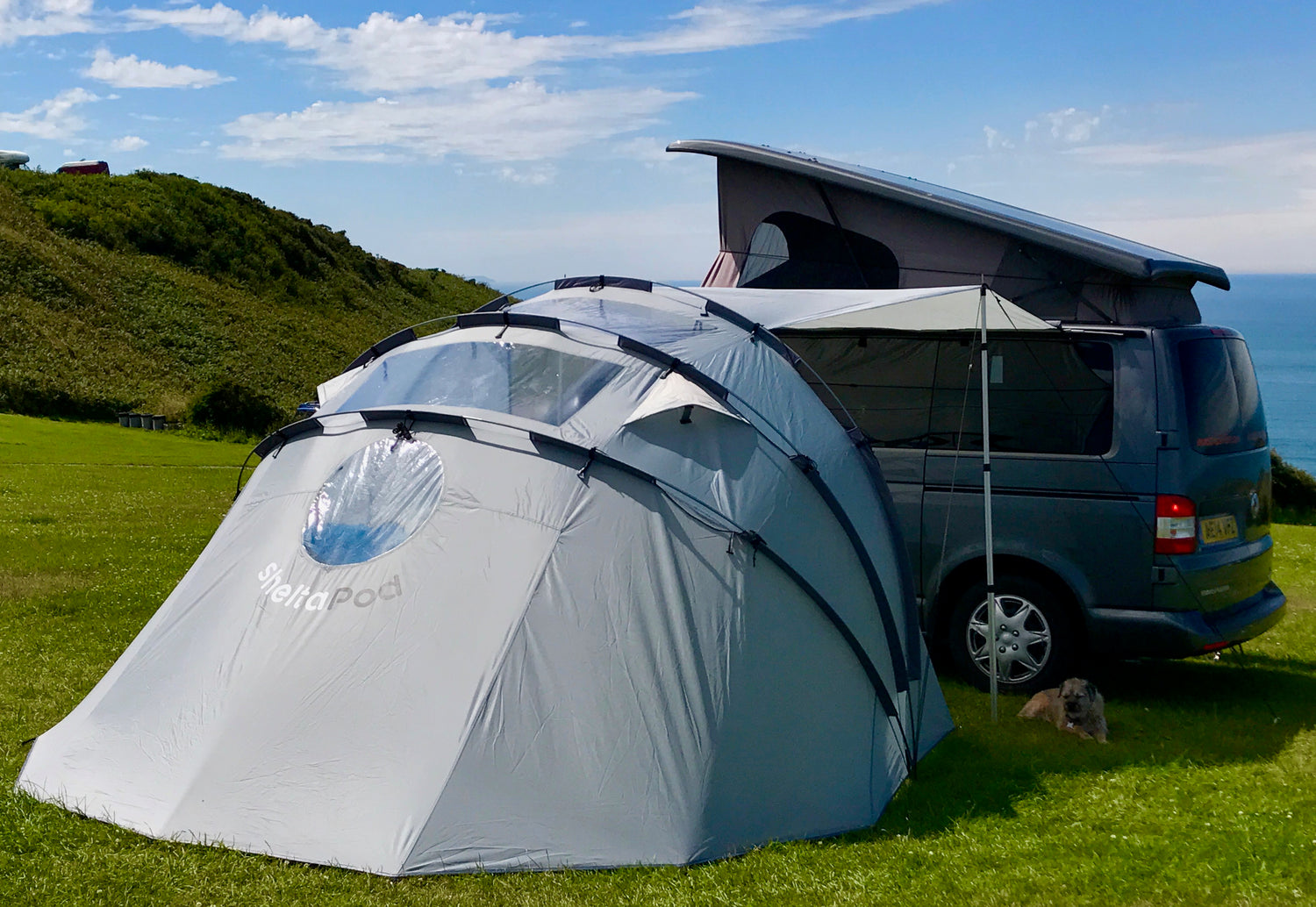 Multitält för Campervans, camping och bil DARK GREY / ONE SIZE