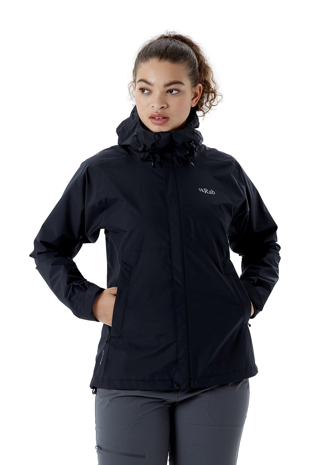 Downpour Eco Jacket Women BLACK / UK 06-XXS
