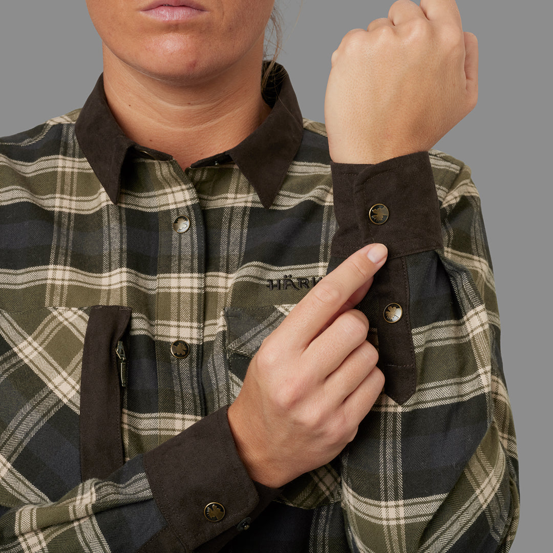 Aivak L/S Skjorta - Dam OLIVE / S