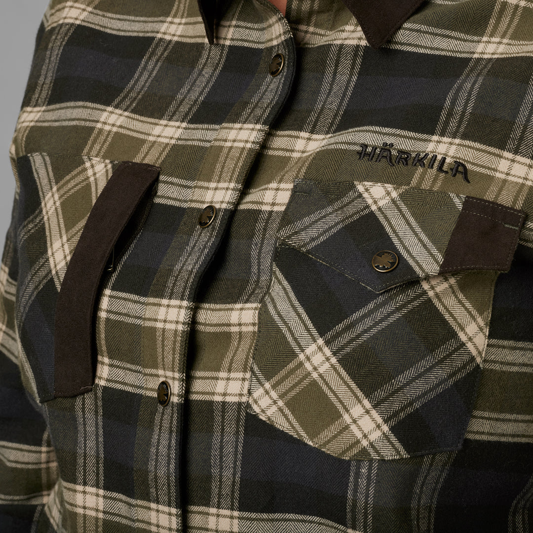 Aivak L/S Skjorta - Dam OLIVE / L