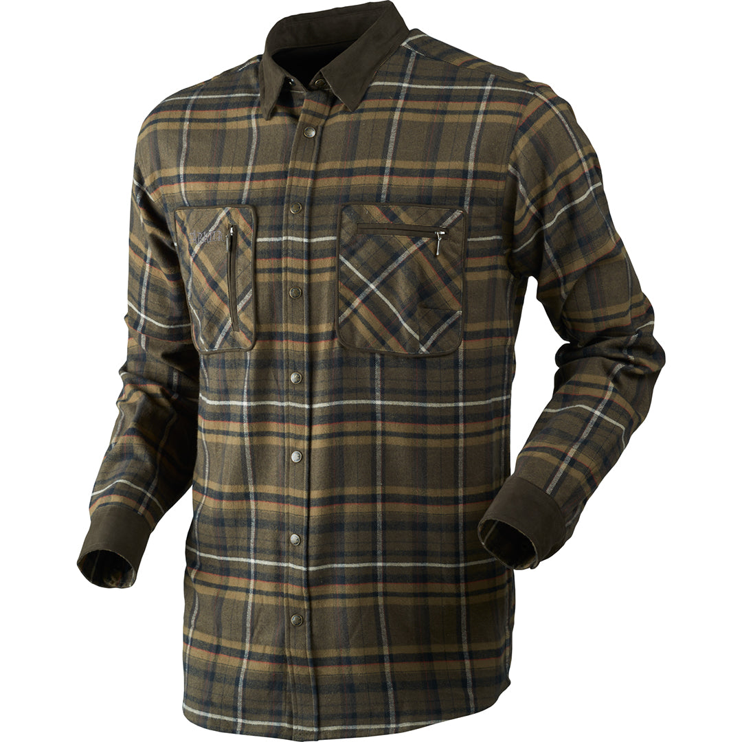 Skjorta Pajala WILLOW GREEN CHECK / 3XL