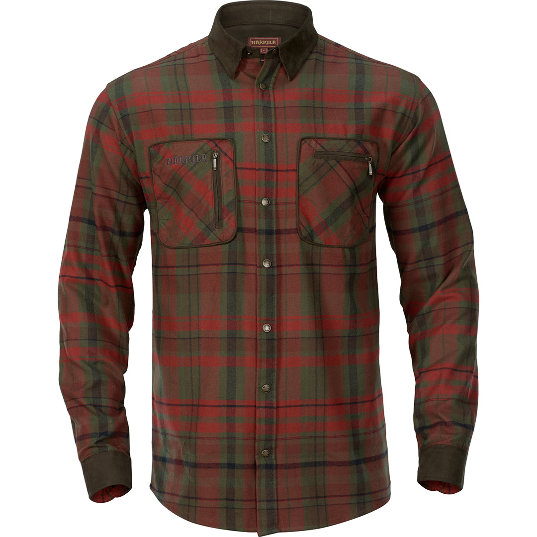 Skjorta Pajala RED AUTUMN CHECK / XL