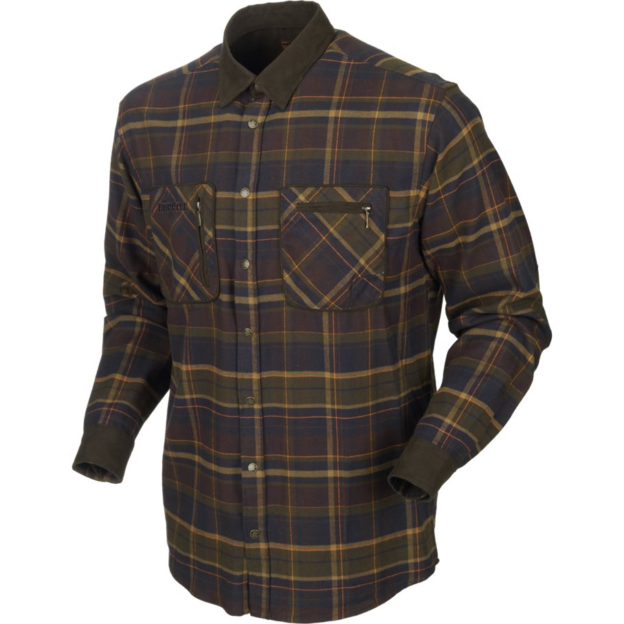 Skjorta Pajala MELLOW BROWN CHECK / M