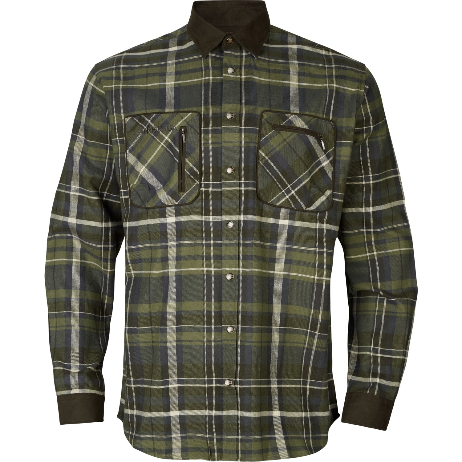 Skjorta Pajala OLIVE CHECK / L