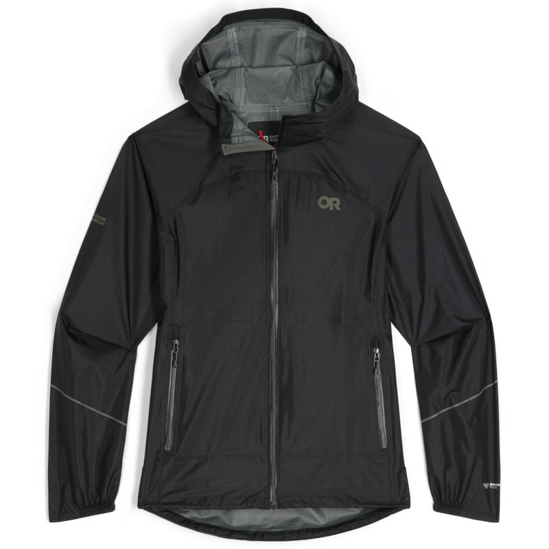 Womens Helium Rain Jacket BLACK / L